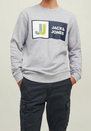 Sweatshirt - mottled light grey