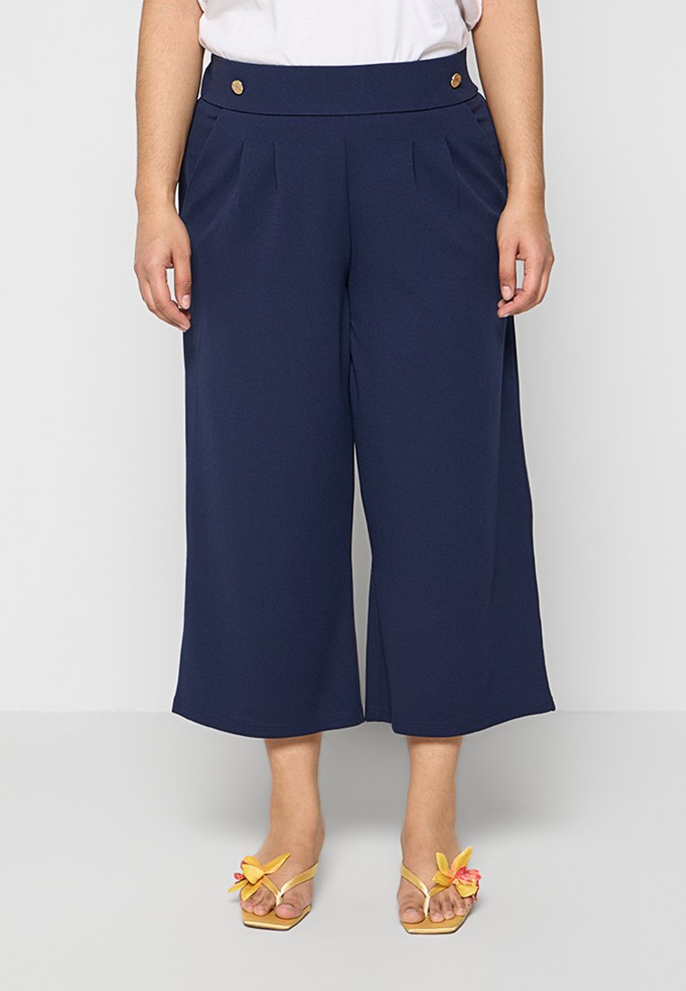 JDY Broek gemêleerd zwart