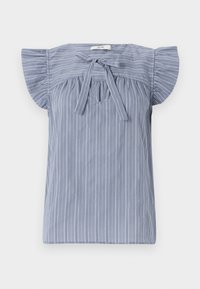 JDYEVA TIE - Blouse - silver bullet/cloud dancer