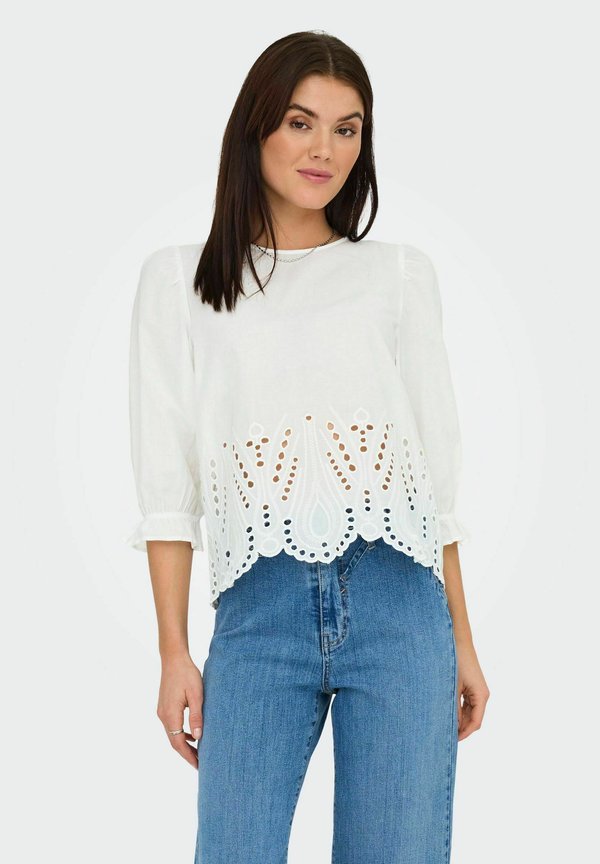 Bluse - cloud dancer