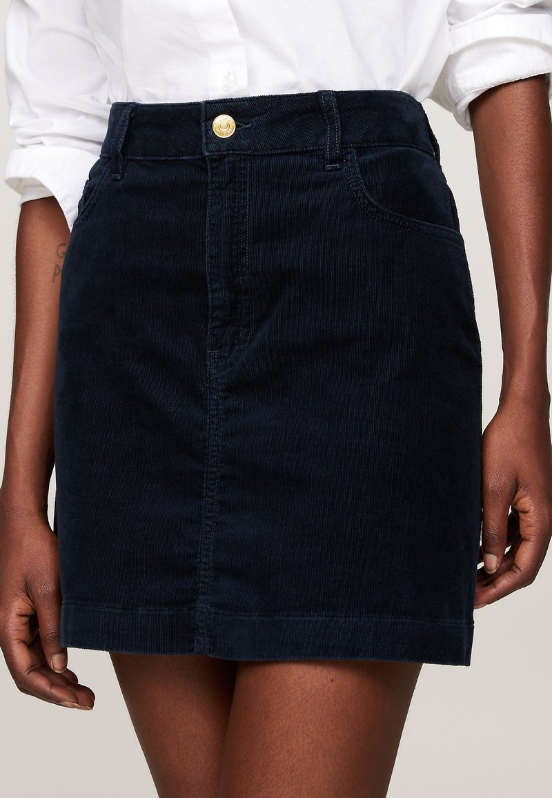 Tommy Hilfiger STRETCH SHORT  - A-line skjørt - desert sky