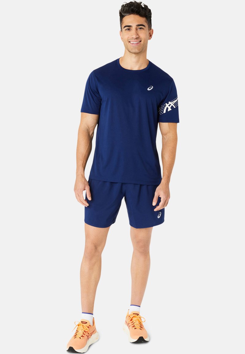 ASICS ICON SS TOP - Sports T-shirt - blue expanse birch