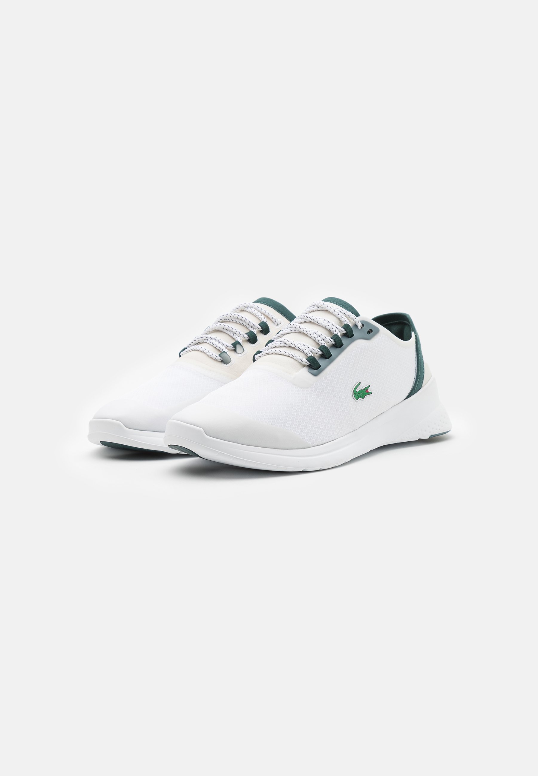 Lacoste FIT - Trainers - white/dark green/white - Zalando.co.uk