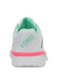 K-SWISS EXPRESS LIGHT 3 - Teniso bateliai molio dangos kortams - white/neon mint/neon pastel pink