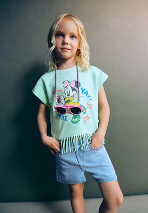 Mango Kids, BABY - T-shirt con stampa - light green