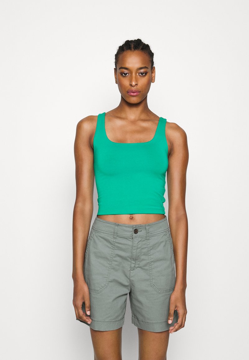 Gap Tall CROP BRAMI Top green/donkergroen Zalando.nl