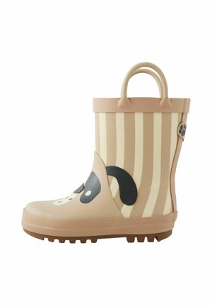 HANDLE - REGULAR FIT - Botas de agua - natural stripe dog
