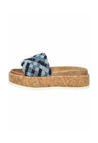 Muiltjes met hak - denim