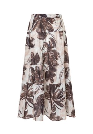More & More, MORE & MORE MAXILANGER FLOWERPRINT-VOLANTROCK - A-Linien-Rock - flower print