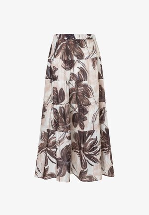 More & More, MORE & MORE MAXILANGER FLOWERPRINT-VOLANTROCK - A-Linien-Rock - flower print