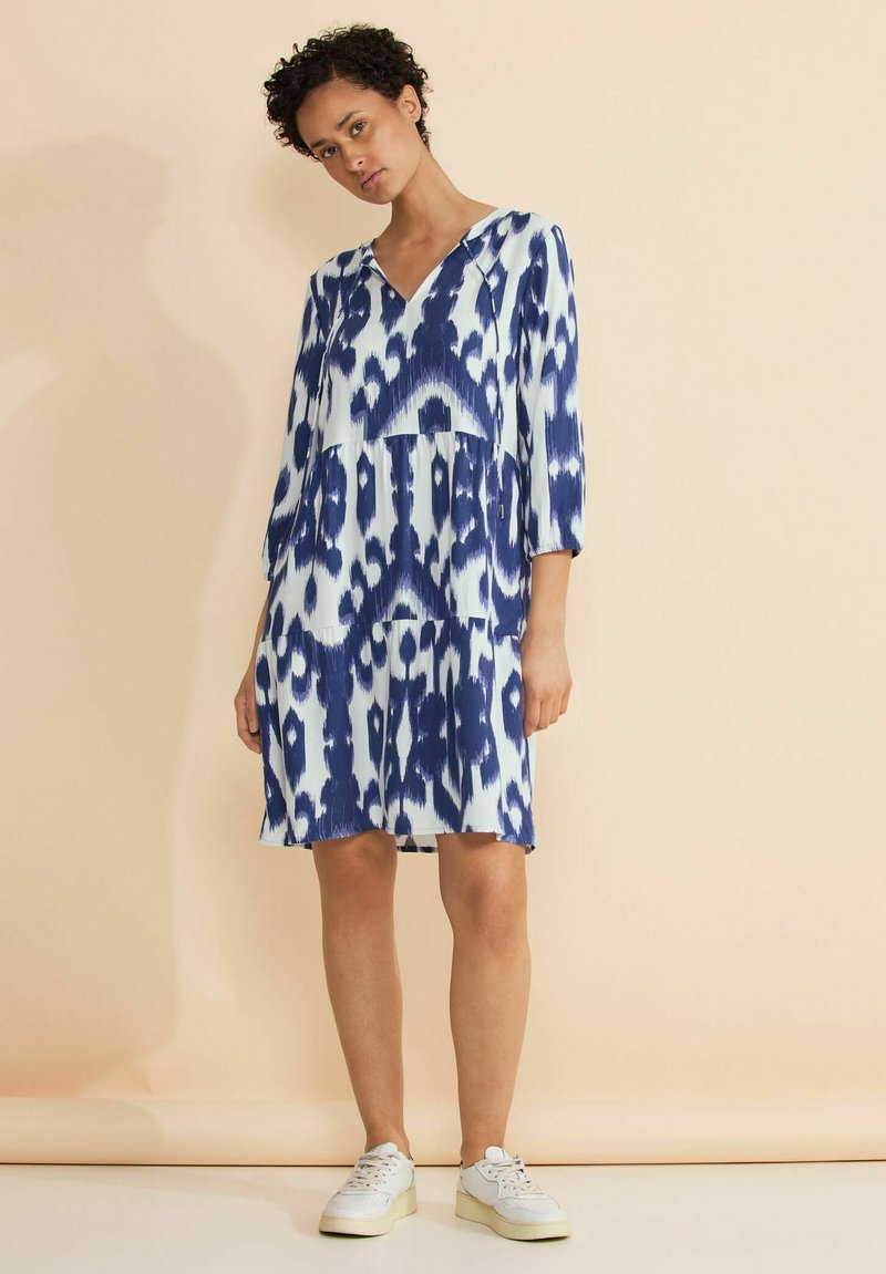 Street One MIT PRINT - Freizeitkleid - blau