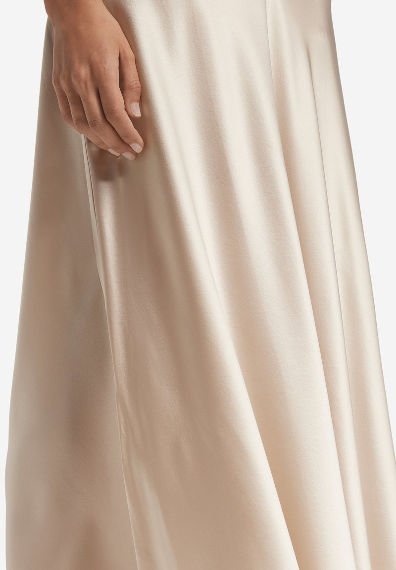 Jupe Maxi Vintage Mirage Silks - Soie Pure, Motif Floral, Taille L