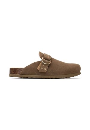 Refresh, ZUECO DE MUJER PLANO - Sandalias planas - taupe
