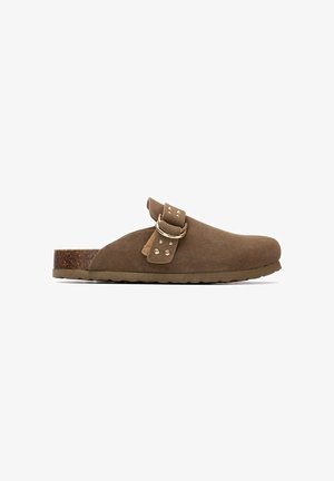 Refresh, ZUECO DE MUJER PLANO - Ciabattine - taupe