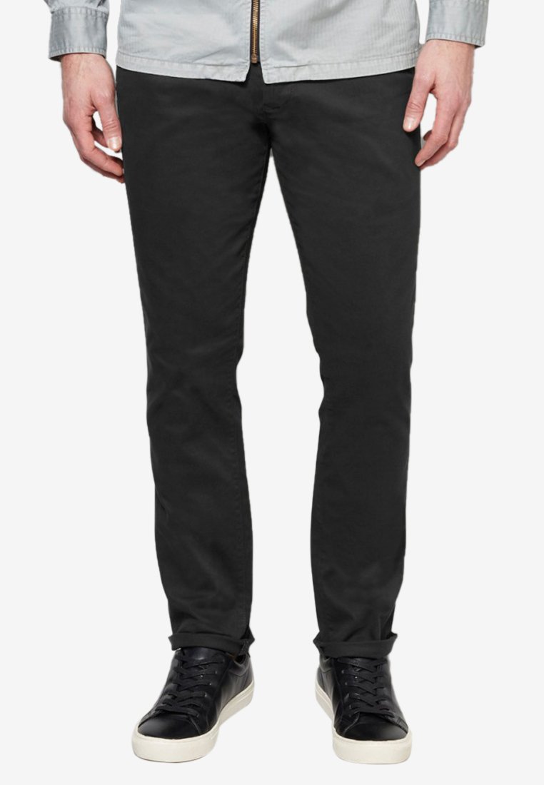 Next SLIM FIT - Chino hlače - black