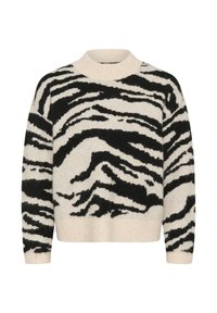 SANDRA PULLOVER - Vesta - turtledove black animal
