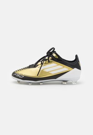 adidas Performance PRO MESSI - Fodboldstøvler til fast underlag - gold metallic/footwear white/core black