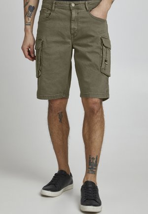 PRLIJAN REGULAR FIT - Farmer rövidnadrágok - olive night