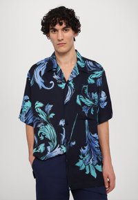 Versace Jeans Couture BAROC OUTLINE MACRO - Camicia - blu