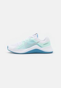 Não selecionado, white/metallic silver/mint/universal blue/black