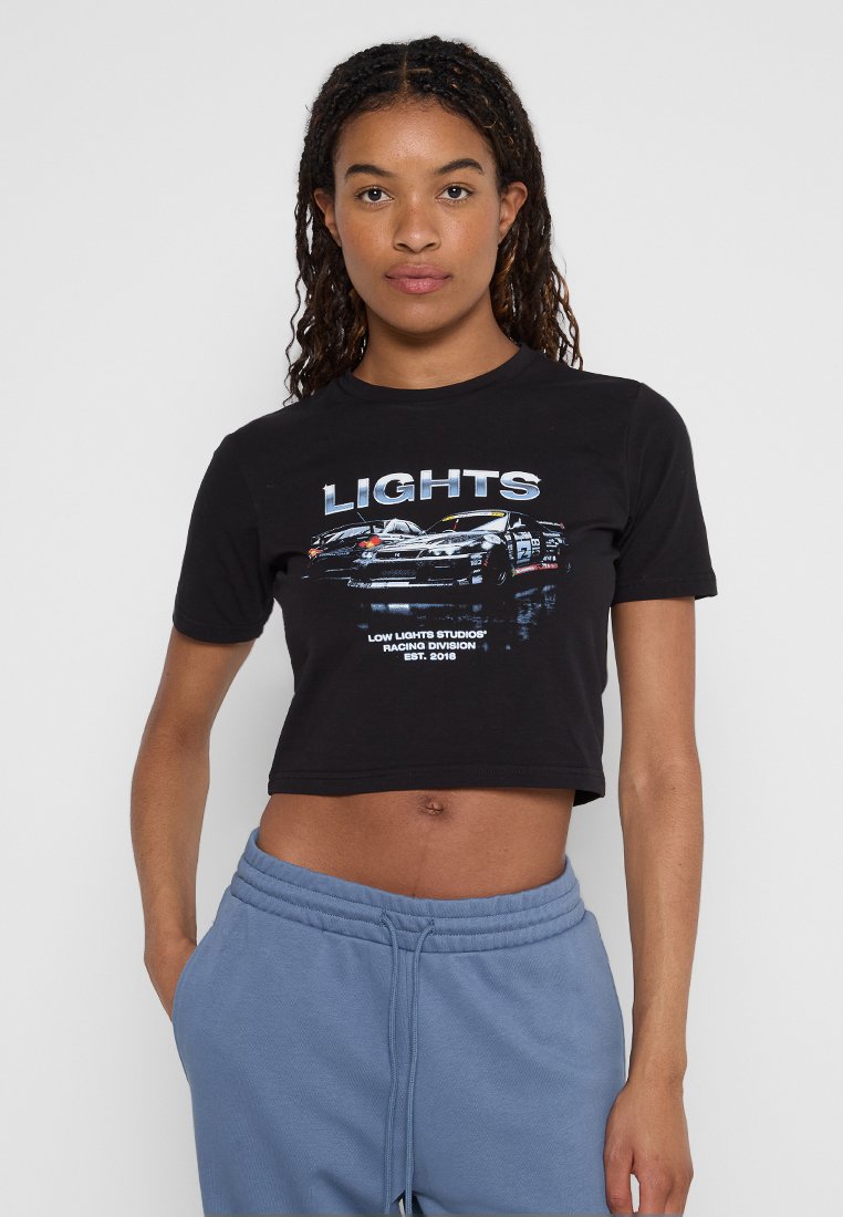 LOW LIGHTS STUDIOS® T-shirt print zwart