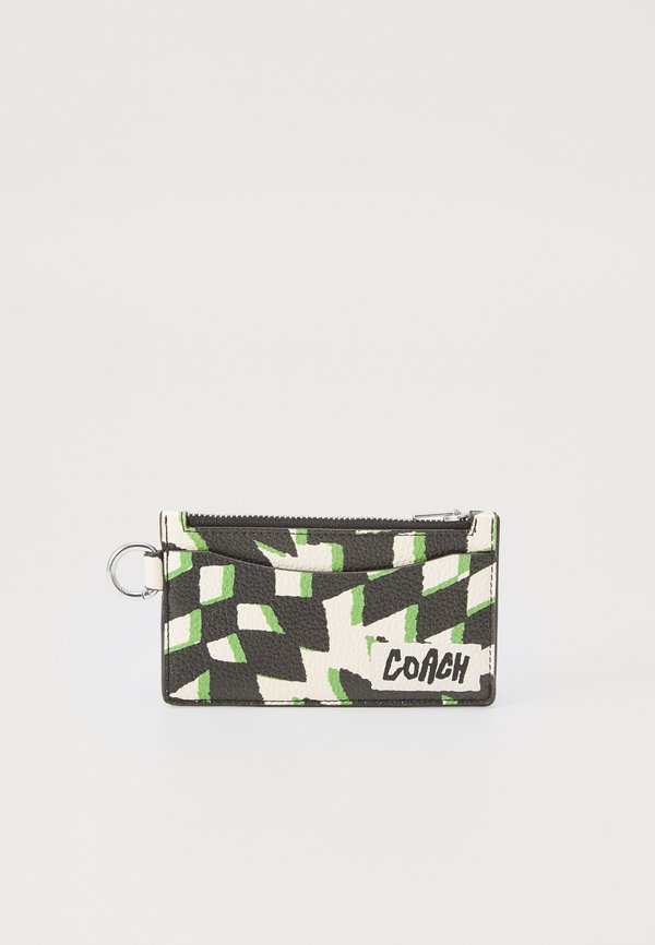 ZIP CARD CASE IN GEO CHECK - Wallet
