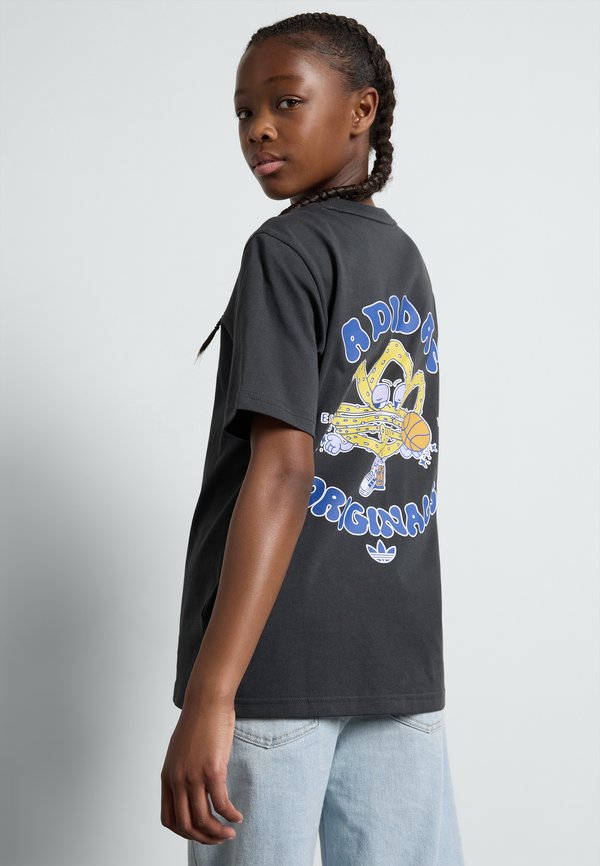 PRETZEL TEE UNISEX - Print T-shirt - carbon