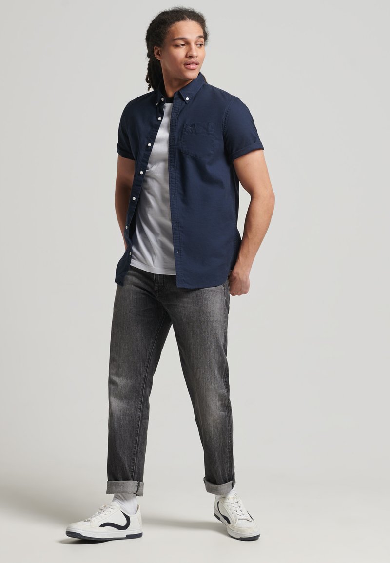 Herren Freizeithemden | Superdry CLASSIC UNIVERSITY OXFORD Hemd nordic chrome navy/dunkelblau meliert - YN83024 Herren Freizeithemden | Superdry CLASSIC UNIVERSITY OXFORD Hemd nordic chrome navy/dunkelblau meliert - YN83024