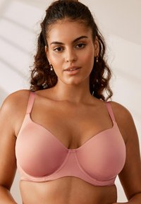 Next BALCONY SMOOTHING  2 PACK  REGULAR FIT - Kaarituelliset rintaliivit - black rose pink