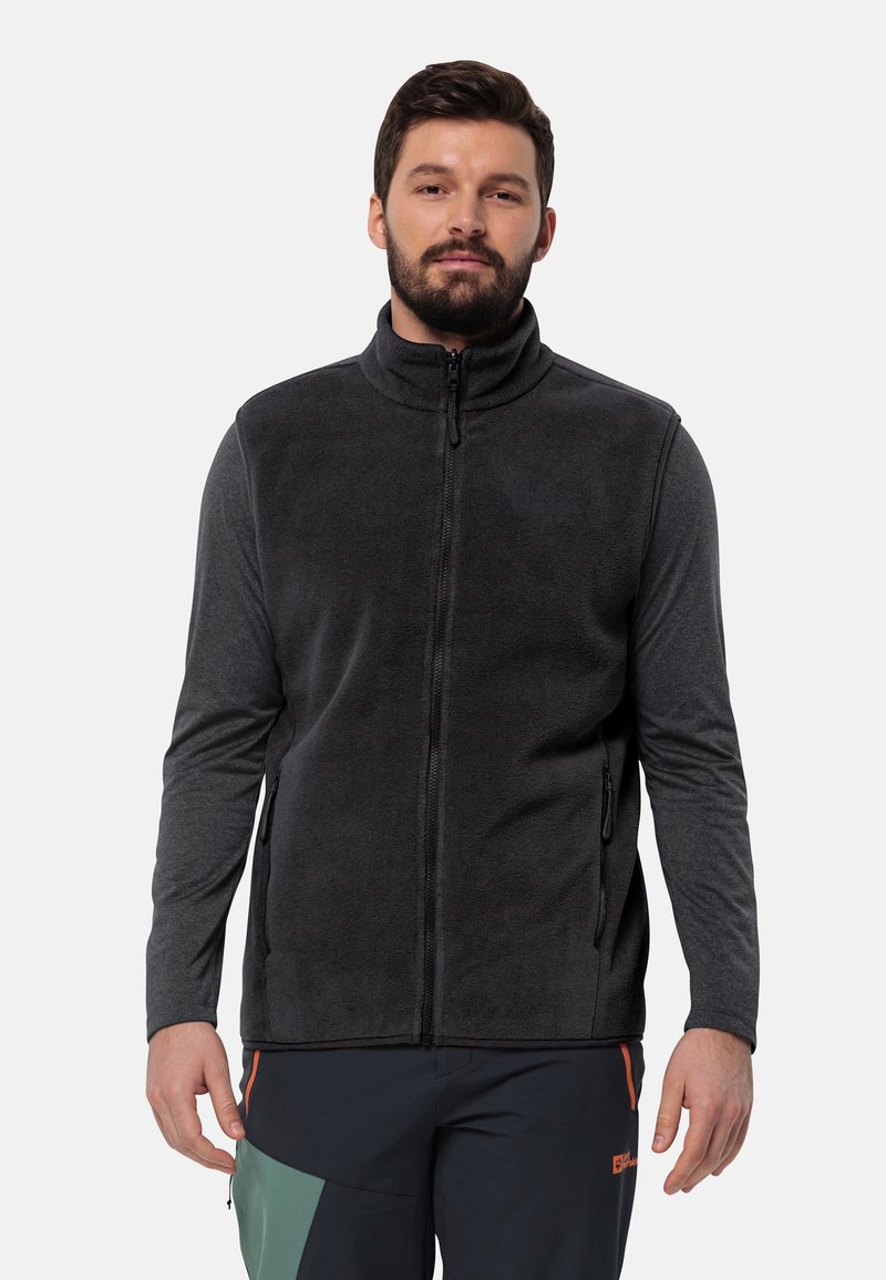 Jack Wolfskin WALDSTEIG  - Strukirani kaput - black