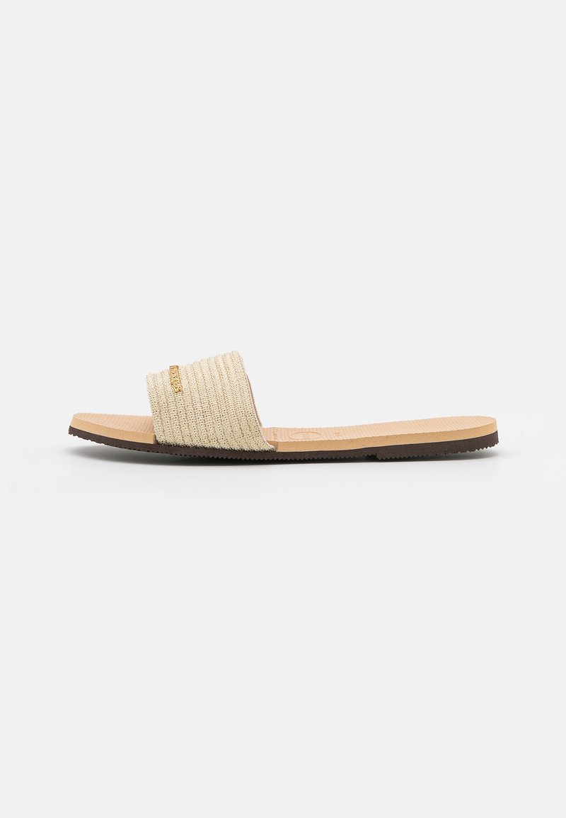 Havaianas YOU MALTA METALLIC Mules golden/goldcoloured Zalando.ie