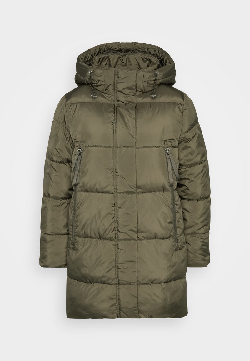 Vero Moda Petite Wintermantel donkergroen Vero Moda Petite Wintermantel donkergroen