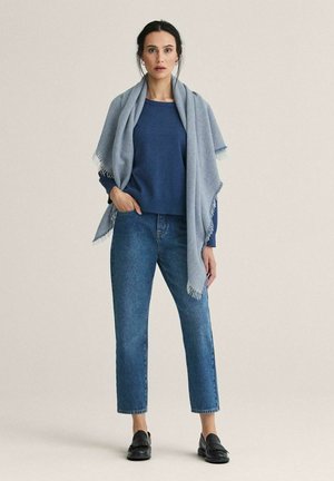 Newhouse Stickad tröja - blå