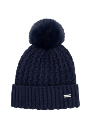 WITH A CHUNKY  PATTERN - Berretto - dark blue