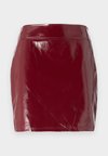 OBJTEXAS LISA SKIRT - Μίνι φούστα - cabernet