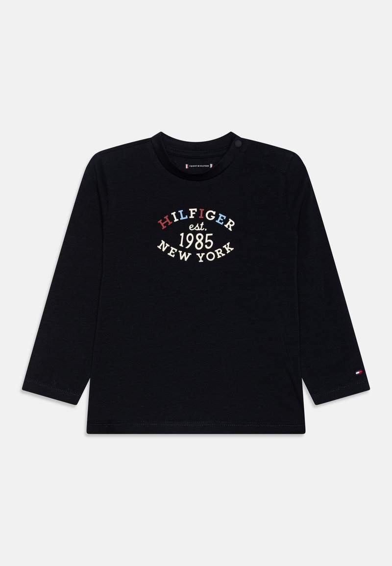 Tommy Hilfiger BABY MONOTYPE OVAL REGULAR TEE UNISEX - Maglietta a manica lunga - desert sky