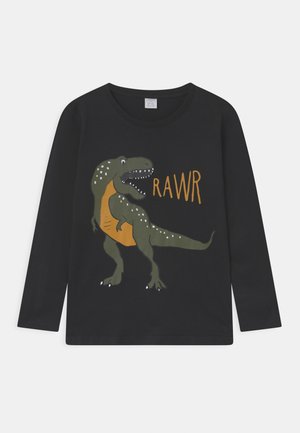 DINO PLACEMENT - Maglietta a manica lunga - off black