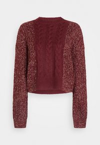 Noisy May Strickpullover - bordeaux