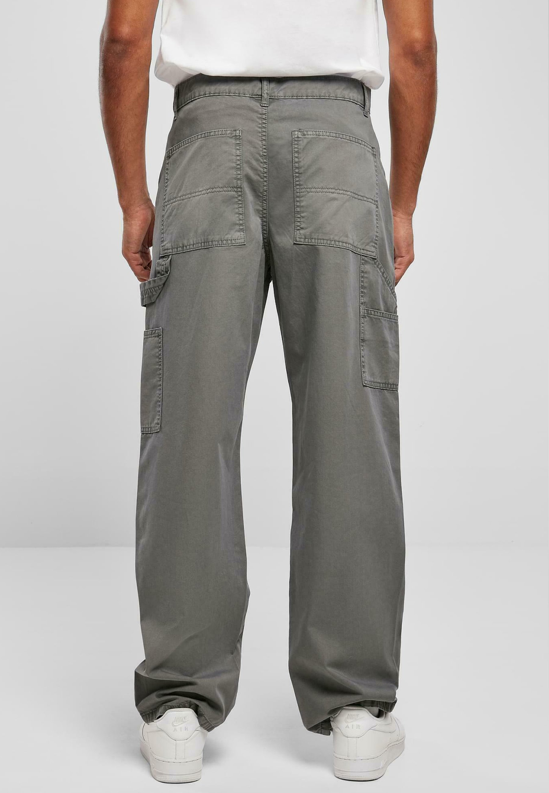 Urban Classics DOUBLE KNEE CARPENTER - Trousers - darkshadow