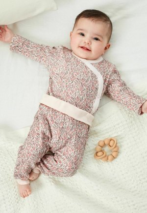 3 PACK - Leggings - pink baby floral