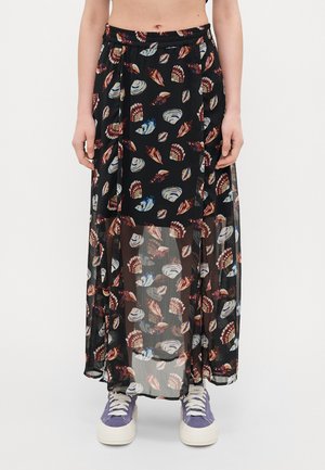 ONLY Tall ONLASTA LIFE SLIT SKIRT  - Maxi skirt - black