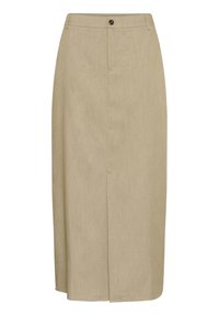 KARAVNA WITH ELASTIC WAIST - Kokerrok - silver mink melange
