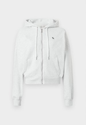 Abercrombie & Fitch ICON SUNDAY  - Majica s kapuljačom i patentnim zatvaračem - grey