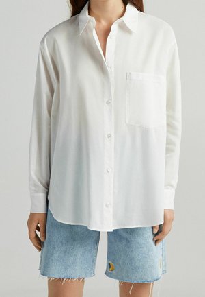 Bershka, Chemisier - white