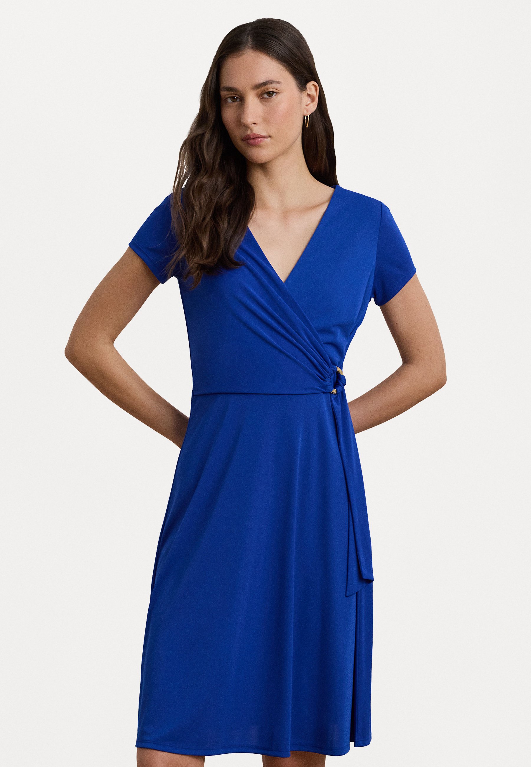 Lauren Ralph Lauren KARLEE SURPLICE JERSEY DRESS - Shift dress - new sapphire/blue - Zalando.ie Lauren Ralph Lauren KARLEE SURPLICE JERSEY DRESS - Shift dress - new sapphire/blue - Zalando.ie