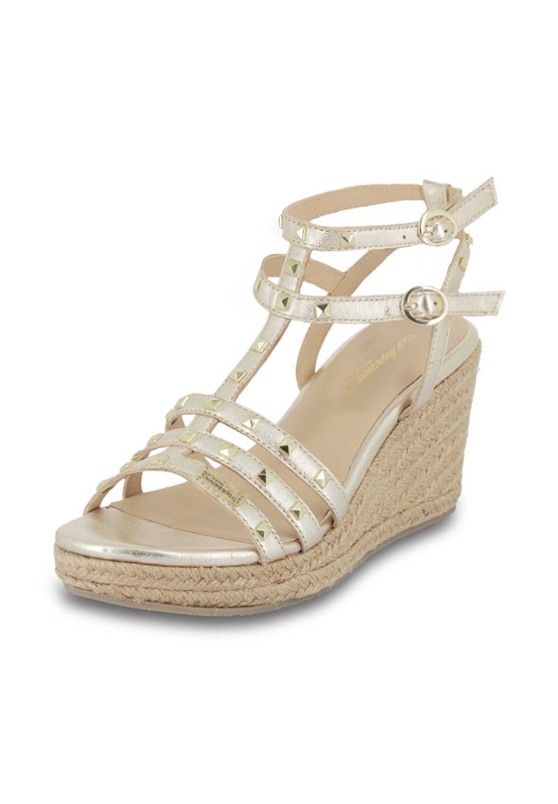 Les Tropeziennes par M Belarbi LILI Sandales à plateforme gold