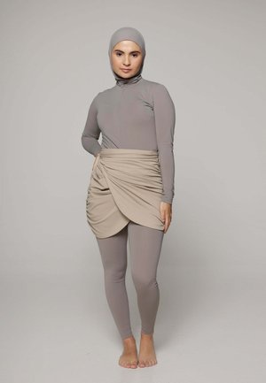 WEST - MODEST SWIMWEAR SET/BURKINI - Bikini - ash brown and sand