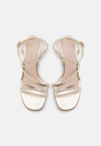 Zign LEATHER - Kõrge kontsaga sandaalid - gold