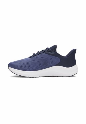 Under Armour PURSUIT 4 BIG LOGO - Road running shoes - midnight navy