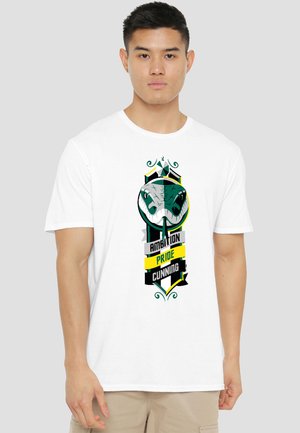 Cotton Soul, HARRY POTTER SLYTHERIN TRAITS - Print T-shirt - white